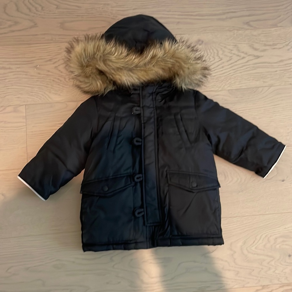 GAP size 18-24 black winter jacket